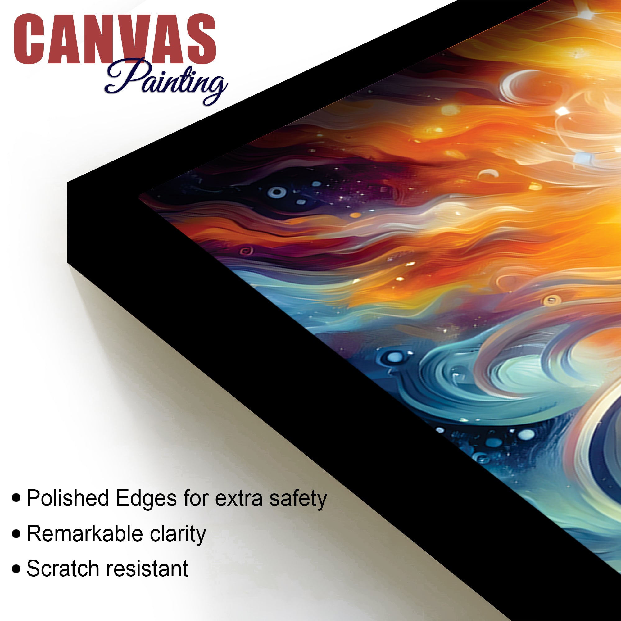 Lord Shiva Aura Wall Art Mahadev Canvas Decor for Living Room