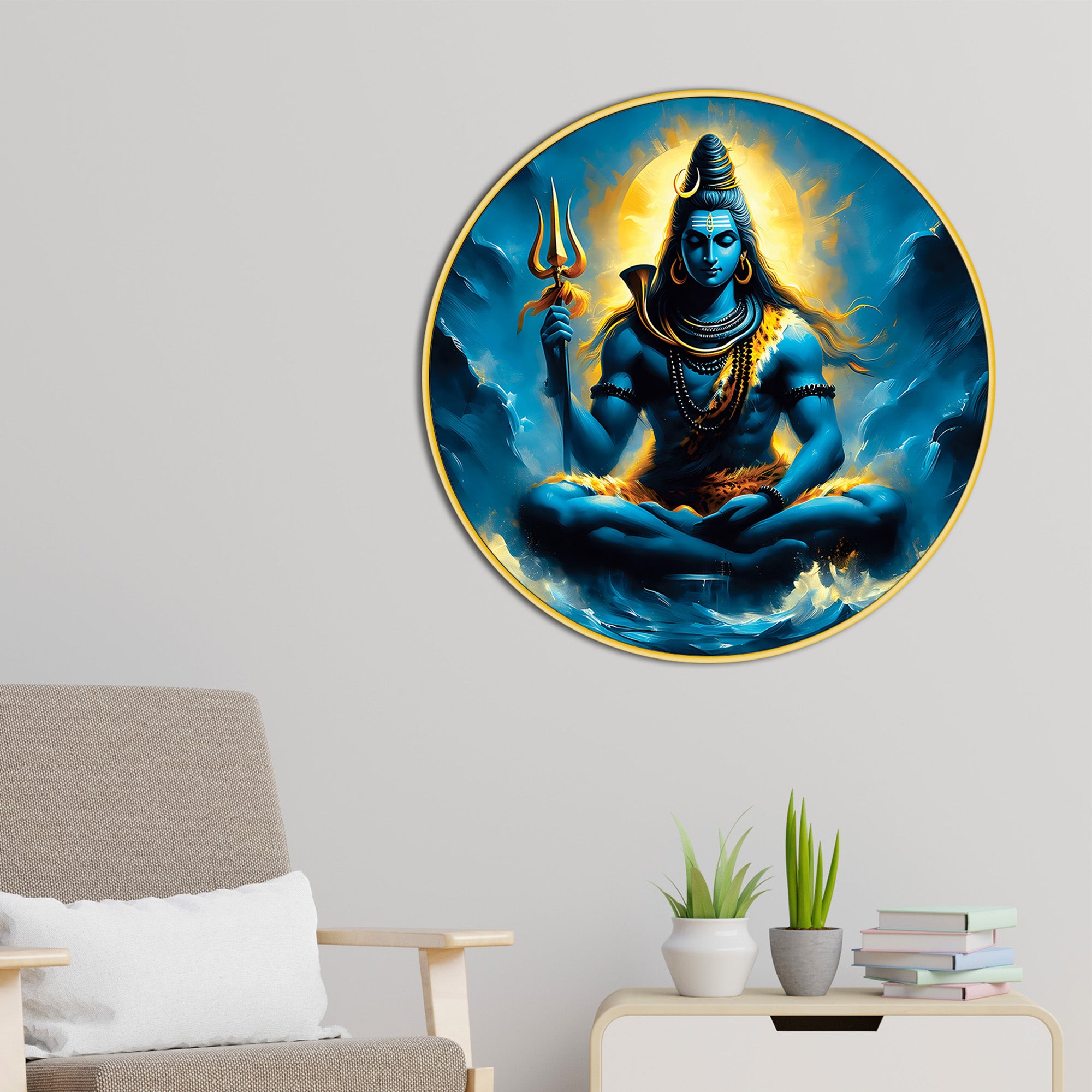  lord-shiva-blue-wall-art-round-spiritual-modern-decor