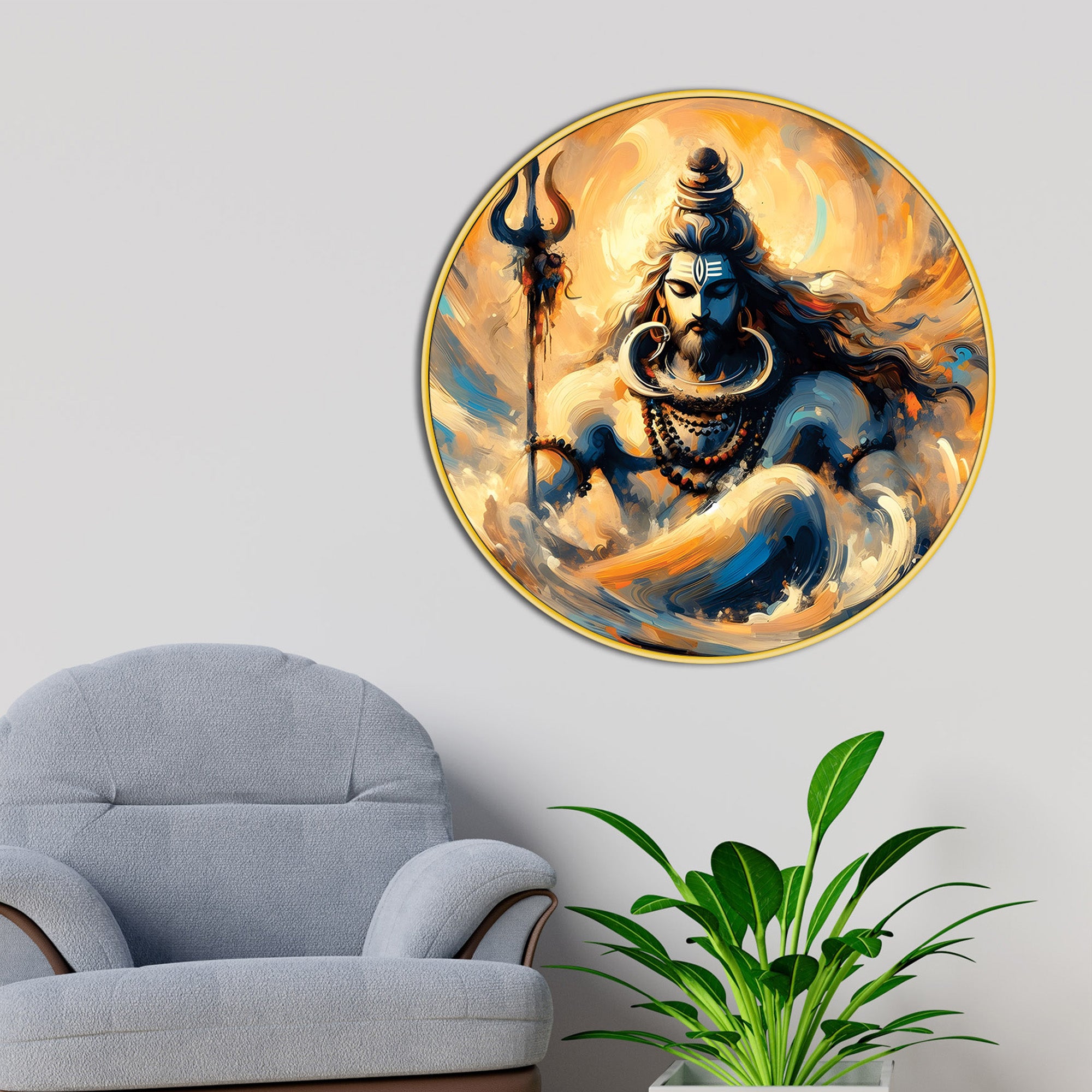  lord-shiva-meditation-wall-art-round-calm-spiritual-decor