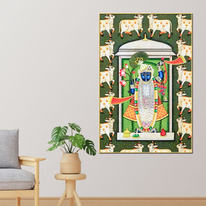 lord-shree-krishna-shrinath-ji-pichwai-inspired-canvas-wall-painting