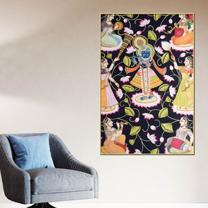 lord-shree-krishna-with-gopis-canvas-wall-painting