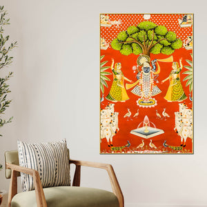 lord-shreenathji-with-cows-gopikas-pichwai-canvas-wall-painting