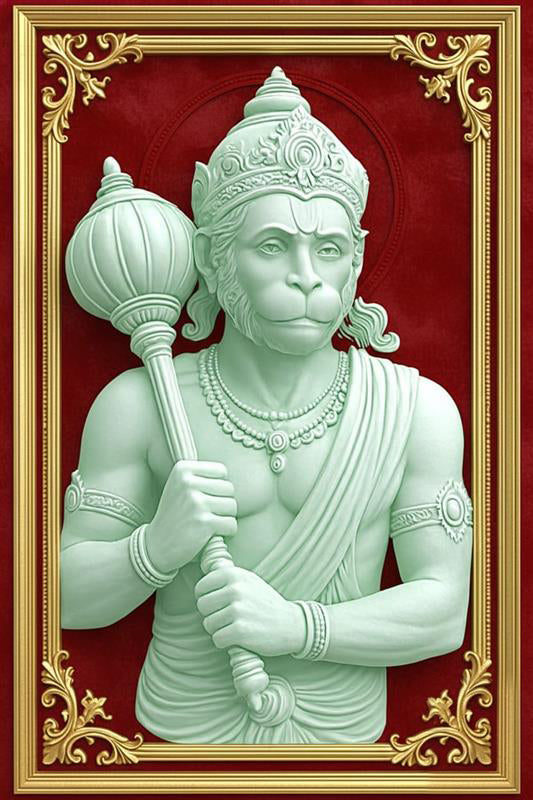 lord-shri-hanumanji-3d-wall-art-for-home-decor-handcrafted-devotional-art