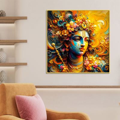 lord-shri-krishna-face-floral-aura-canvas-wall-art-spiritual-wall-painting-for-home-offices