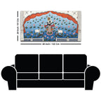 Lord Shri Krishna In Lotus Lake Pichwai Canvas Wall Painting for Home Decor