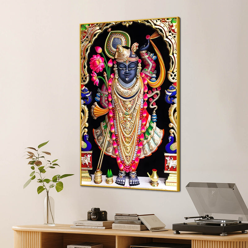 Lord Shri Pandharpur Vitthal Vithoba Canvas Wall Art Painting
