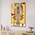 Lord Shrinathji Canvas Painting | Traditional Pichwai Wall Decor