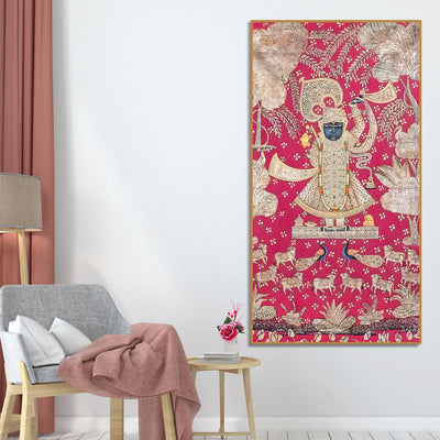  lord-shrinathji-canvas-wall-art-painting-traditional-pichwai-wall-decor-for-home