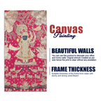 Lord Shrinathji Canvas Wall Art Painting | Traditional Pichwai Wall Decor for Home