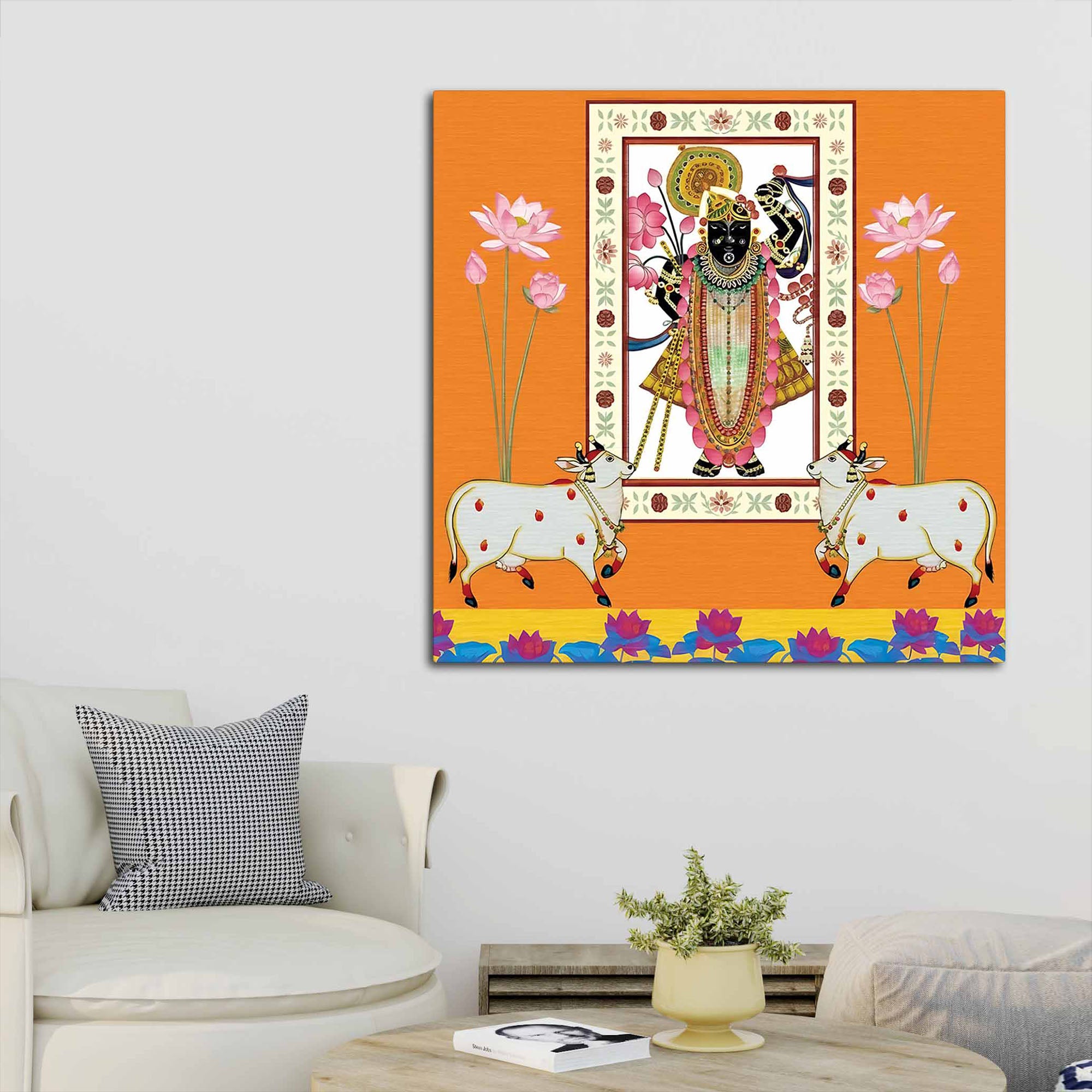 Lord Shrinathji Painting | Devotional Pichwai Wall Decor for Home