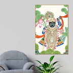 Lord Shrinath ji Canvas Painting | Devotional Art