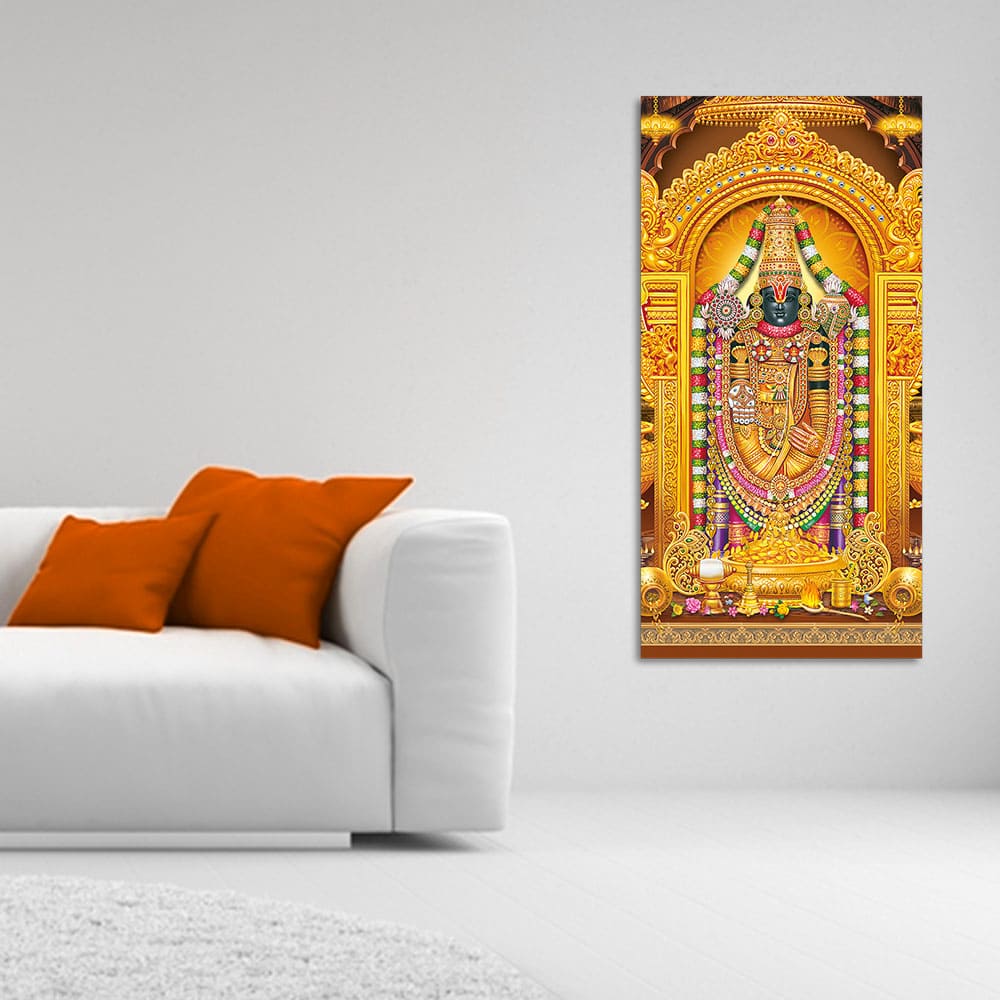 Lord Tirupati BalaJi Canvas Wall Painting