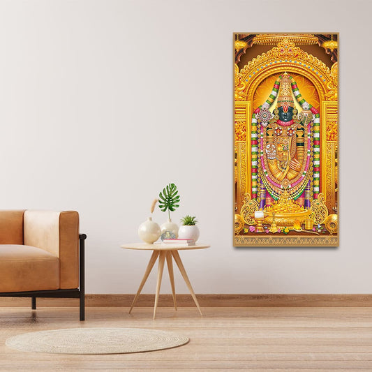 Lord Tirupati BalaJi Canvas Wall Painting