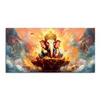 Lord Vighnaharta Ganpati Canvas Wall Painting