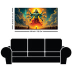 Lord Vishnu Hindu Devotional Painting