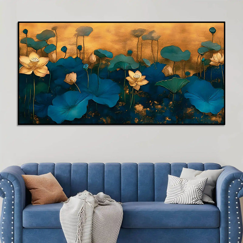 lotus-bloom-abstract-modern-nature-wall-art-canvas-painting