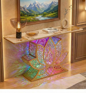  lotus-led-console-table-gold-premium-entryway-furniture