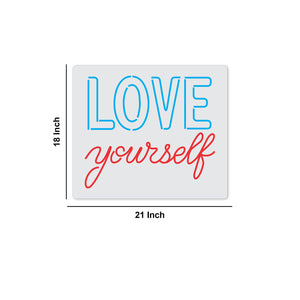 Love Yourself Text Neon Sign LED Light