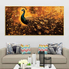 luminous-peacock-with-gilded-splash-feathers-canvas-wall-painting