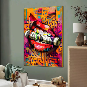 Lust Of Everything Cotton Canvas Wall Painting