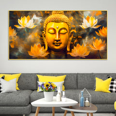 luxurious-buddha-lotus-canvas-painting-for-elegant-interiors