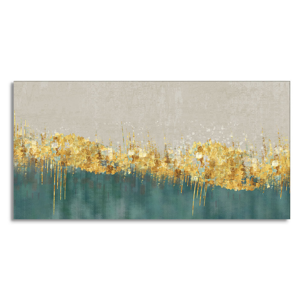 Luxurious Golden Texture Premium Wall Painting