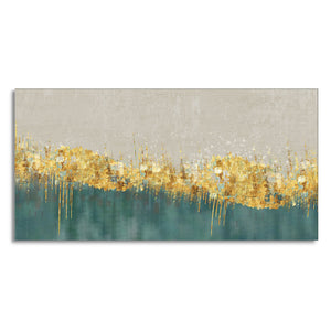 Luxurious Golden Texture Premium Wall Painting