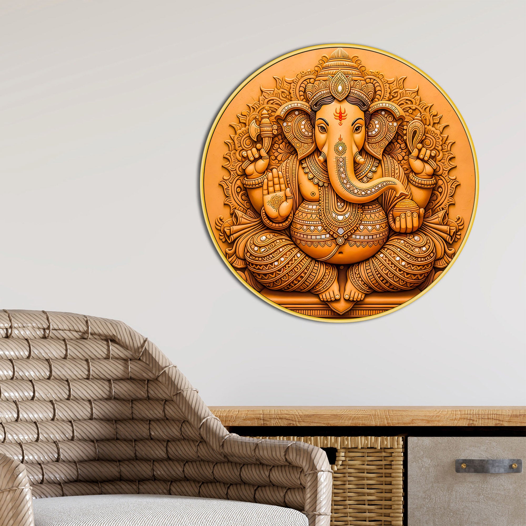 Luxurious Hindu God Painting