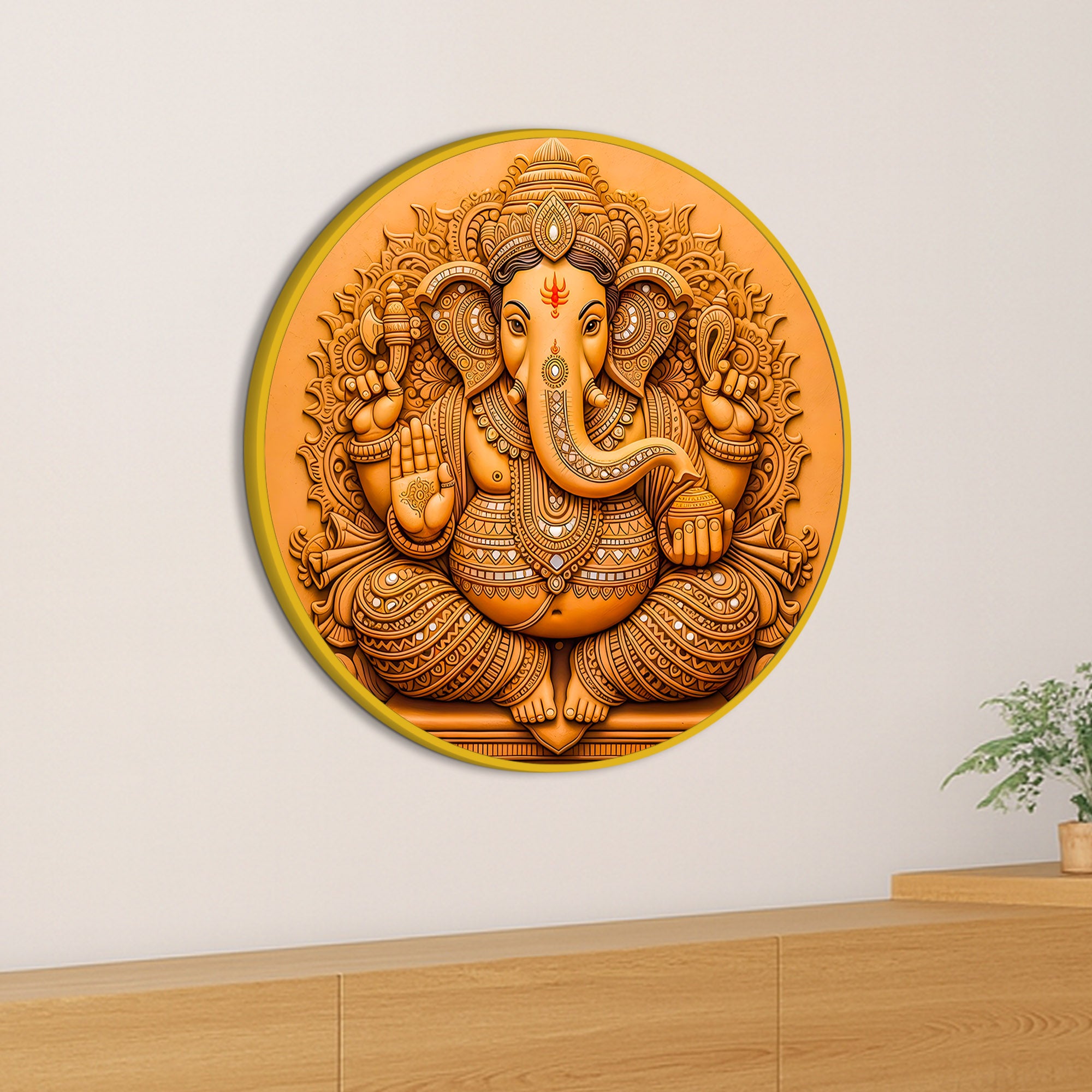 Luxurious Hindu God Painting