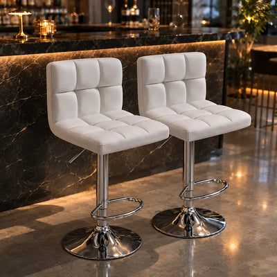 luxurious-leatherette-white-color-bar-stool-long-chair