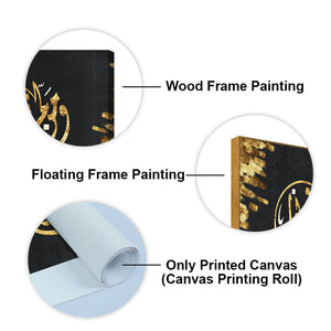 Luxurious Style Arabic Calligraphy Premium Wall Painting