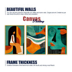 Luxury Abstract Canvas Wall Painting Set of Three