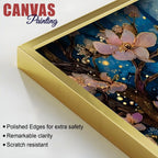 Luxury Abstract Flower Canvas Painting for Wall Decor