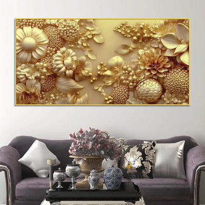 luxury-abstract-golden-flower-canvas-wall-art-painting-for-home-decor
