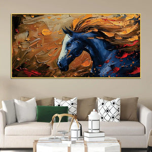 Luxury Abstract Horse Canvas Wall Painting for Home