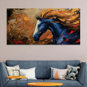 Luxury Abstract Horse Canvas Wall Painting for Home