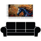 Luxury Abstract Horse Canvas Wall Painting for Home
