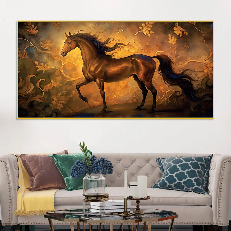 luxury-abstract-horse-canvas-wall-painting-for-home-interiors