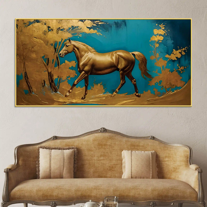 luxury-abstract-horse-canvas-wall-painting-for-home-interiors