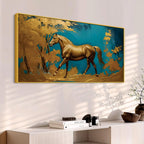 Luxury Abstract Horse Canvas Wall Painting for Home Interiors