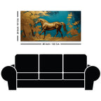 Luxury Abstract Horse Canvas Wall Painting for Home Interiors