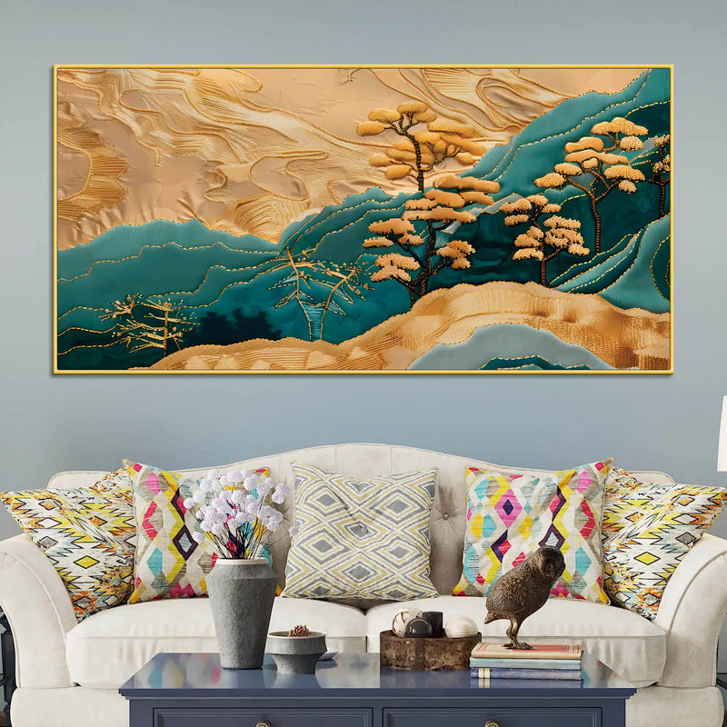 luxury-abstract-mountain-canvas-wall-painting-for-decoration
