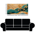 Luxury Abstract Mountain Canvas Wall Painting for Decoration