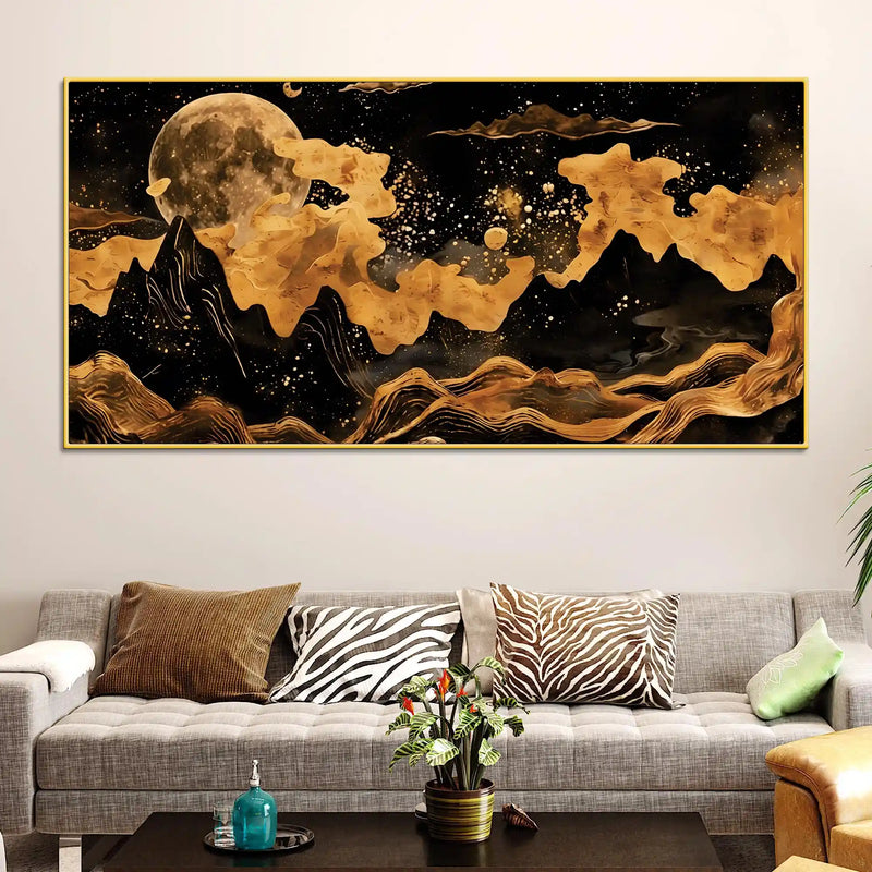 luxury-abstract-night-sky-canvas-painting-for-decoration
