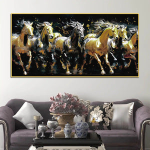 luxury-abstract-running-horses-canvas-painting