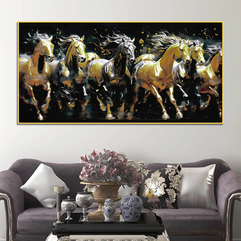 luxury-abstract-running-horses-canvas-painting