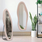 Luxury Abstract Shape Full Body Standing Mirror for Home & Studio – Premium Designer Floor Mirror