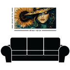 Luxury Abstract Woman Canvas Painting