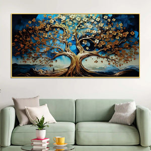 Luxury Artistic Tree Canvas Wall Art Painting for Home & Office Décor
