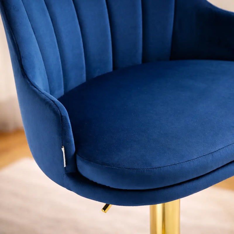 luxury-bar-stool-with-blue-velvet-upholstery-and-gold-frame